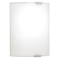 Eglo 1x100W Wall Light w/ Chrome Finish & Satin Glass 84026A